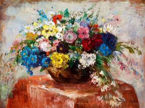 Still Life With Flower by Bela Ivanyi Gruenwald