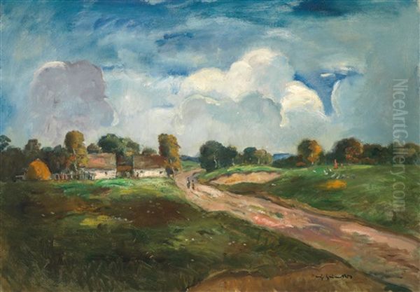 Landscape With Farmyard - view 1