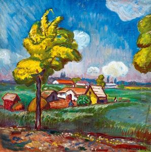Yellow Tree by Bela Ivanyi Gruenwald