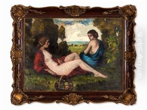 Nudes In The Park by Bela Ivanyi Gruenwald