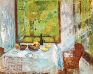 Breakfast In The Sunny Porch by Bela Ivanyi Gruenwald