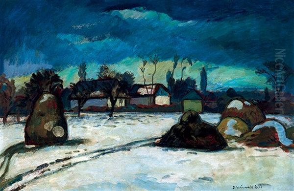 Village End In Winter (kecskemet) - view 1