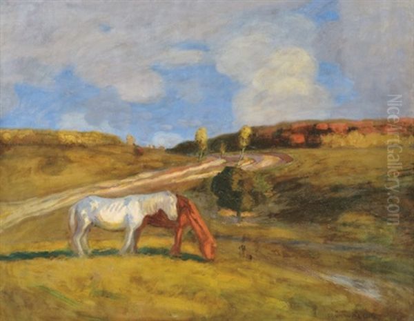 Landscape With Horses - view 1