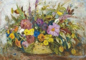 Still Life With Flowers by Bela Ivanyi Gruenwald