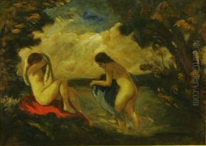 Classical Landscape With Figures Classical Landscape With Figures