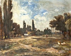 Falu Szelen by Bela Ivanyi Gruenwald