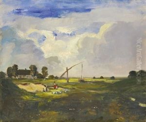 Lowland Landscape by Bela Ivanyi Gruenwald