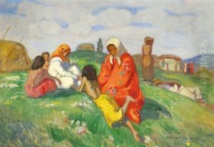 Spring In Nagybanya by Bela Ivanyi Gruenwald