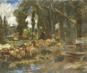 Watering by Bela Ivanyi Gruenwald