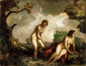 Furdozok (bathers) by Bela Ivanyi Gruenwald