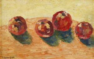 Stilleben Med Applen by Ivan Ivarson