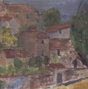 Fransk Stadsbild by Ivan Ivarson