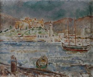Hamnbild, Antibes Hamnbild, Antibes