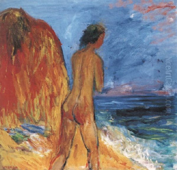 Badande Flicka, Rod Klippa - view 1