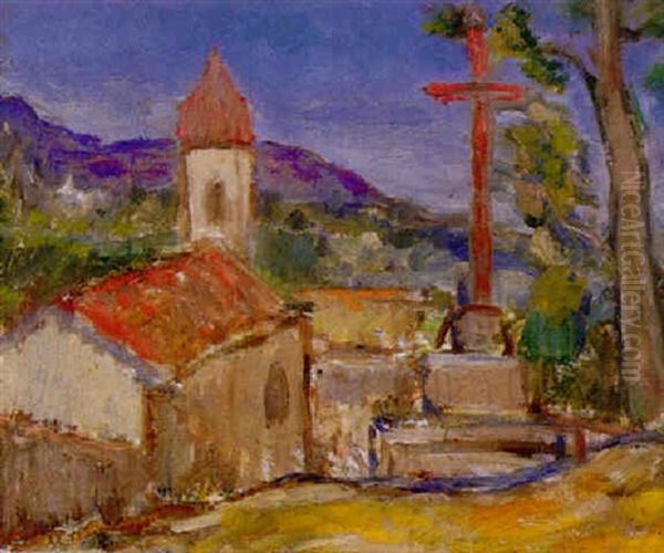 Utsikt Mot Kyrkan - Cagnes Sur Mer - view 1