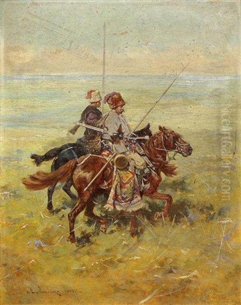 Riders On The Steppe - view 1