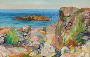 A Coastal Landscape From Bornholm by Kraesten Iversen