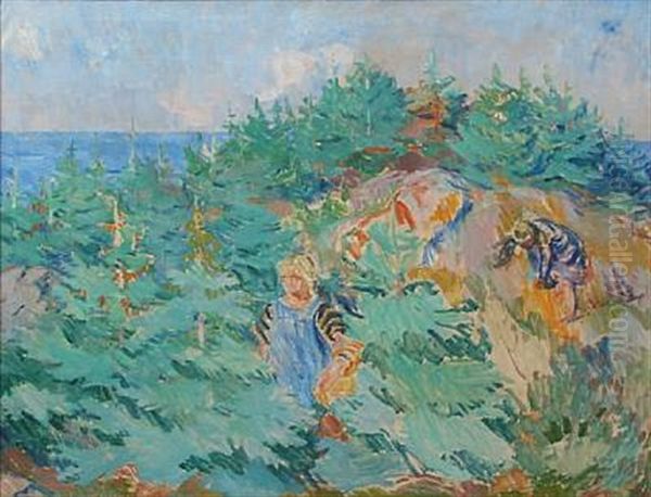 Figures In A Landscape, Bornholm - view 1