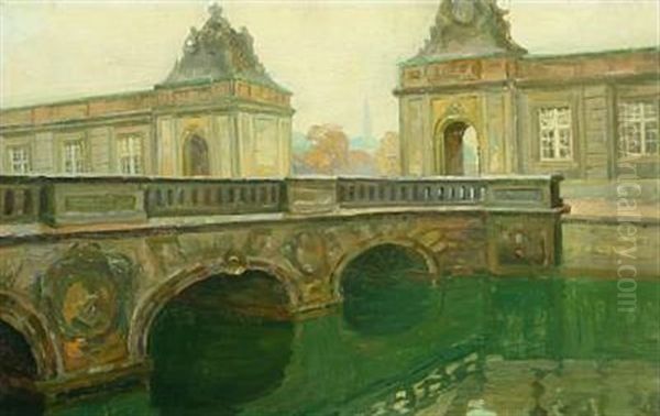 Scenery At The Marble Bridge, Copenhagen - view 1
