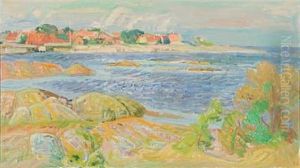 Coastal Landscape In Svaneke by Kraesten Iversen