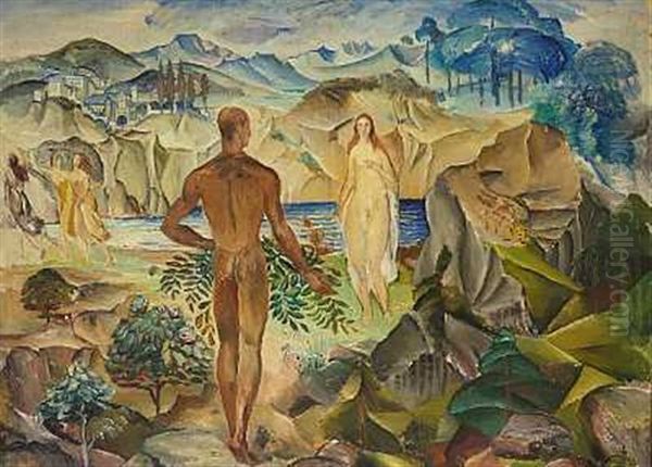 Odysseus Og Nausikaa - view 1
