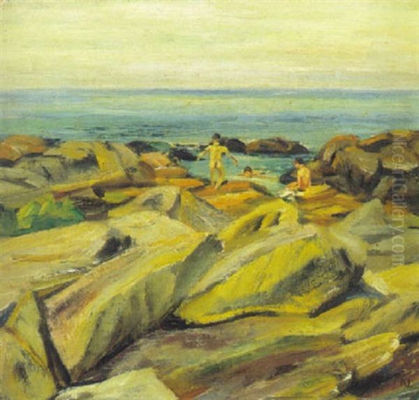 Badende Drenge, Bornholm - view 1
