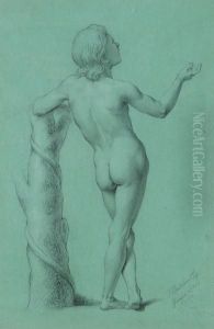Nudo Maschile Di Spalle by Frederico Bartolini