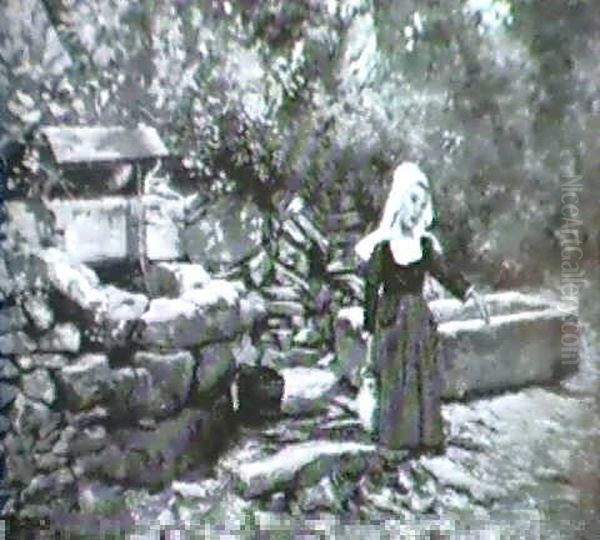 Dutch Girl In Landscape - view 1