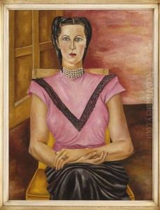 Dama Con Perlas by Maria Izquierdo