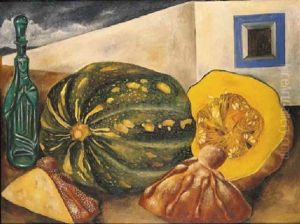 Calabazas Con Pan De Muerto by Maria Izquierdo
