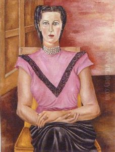 Dama Con Perlas by Maria Izquierdo