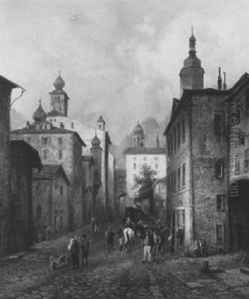 In Einer Kleinen Stadt Im Rhonetal - view 1