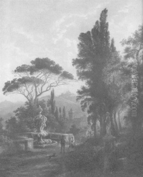 Blick Auf Die Villa D'este Im Abendsonnenlicht - view 1