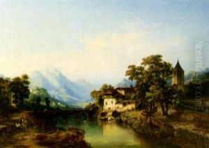 A Small Village In An Expansive Landscape
