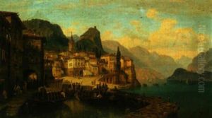 A View Of Varenna, Lake Como by Henry Jackel