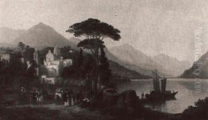 Strollers By The Lake