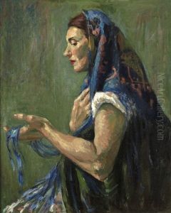 Gypsy Woman by Oscar Theodore Jackman