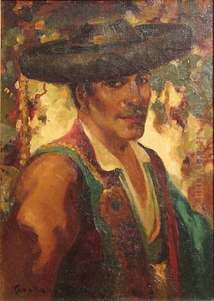 A Portrait Of A Man In Spanish Costume - view 1