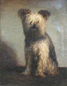 Study Of A Yorkshire Terrier by Frederick William Jackson