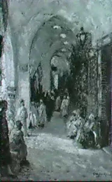 Covered Market At Tunis - view 1