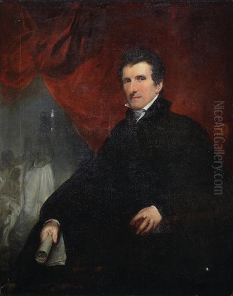 Portrait Of Antonio Canova, Three-quarter Length - view 1