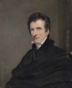 Portrait Of Antonio Canova In A Black Coat And White Cravat