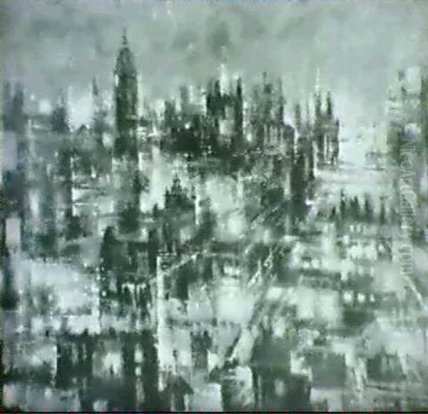 Nocturnal View Of Philadelphia Skyline - view 1