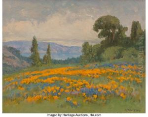 California Poppy Field by William Franklin Jackson