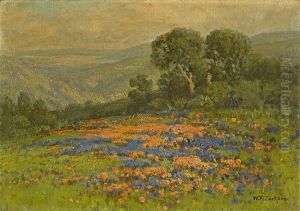 Wildflowers On Rolling Hills by William Franklin Jackson