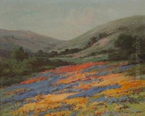 Wildflowers On A Hillside by William Franklin Jackson