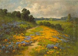 California Poppies, Sierra Foothills by William Franklin Jackson