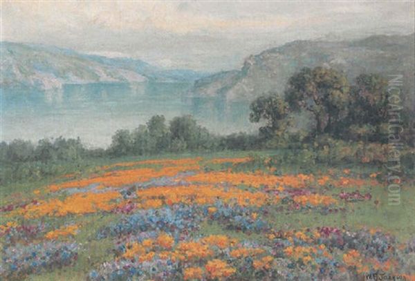 Wild Flowers By A River - view 1