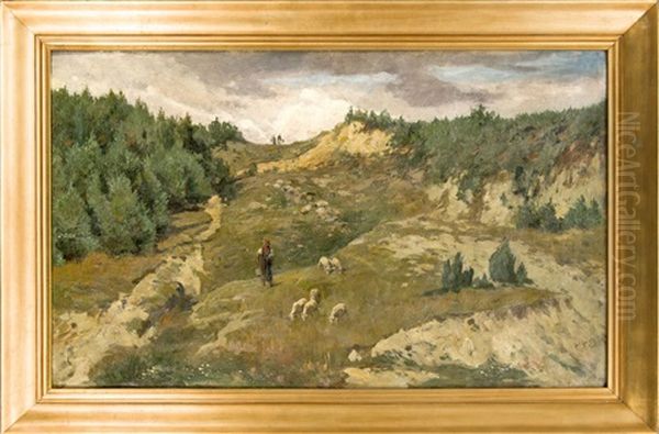 Markische Landschaft Mit Schaferin - view 1