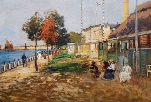 Uferpromenade An Der Ostsee by Julius Jacob the Younger
